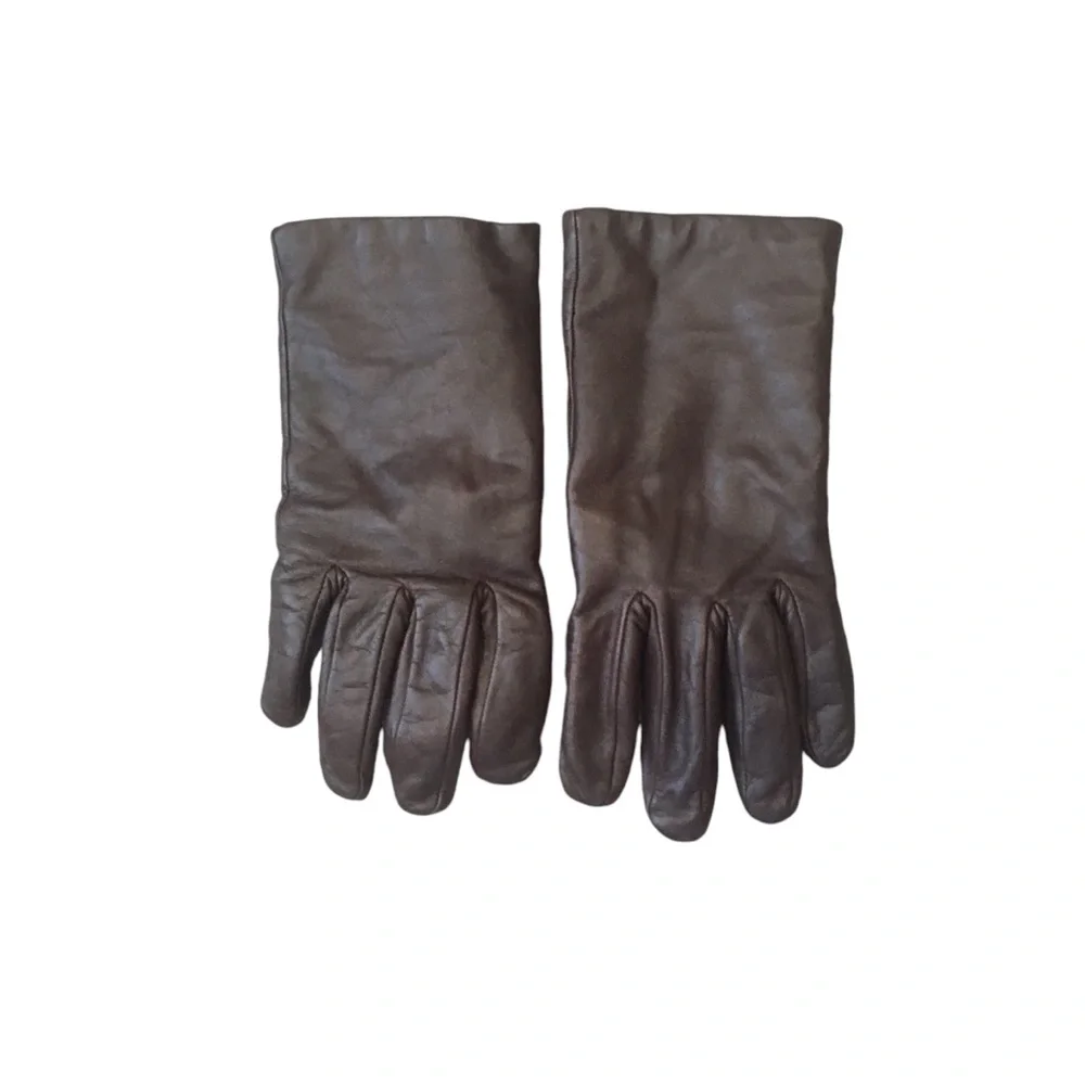 Genuine Leather Brown Style 88325 Winter Gloves 7.5